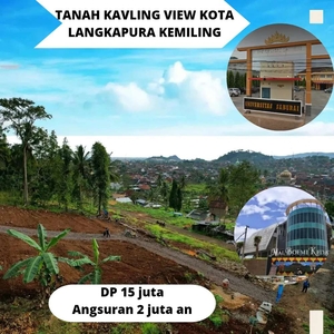 Tanah DP murah view kota Bandar Lampung