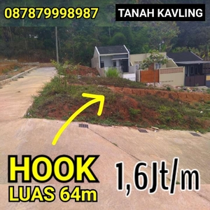 Tanah Kavling Posisi HOOK paling murah se-Bandung Timur