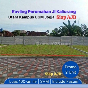 Utara Kampus UGM, Tanah Jl Kaliurang, Luas 100-an m2