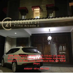 5559 - Rumah brand new 2,5 lantai semi furnished bintaro 5 hot sale