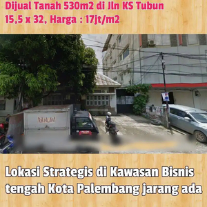 Dijual Lahan Residential 530m2 di Aipda KS. Tubun Lap Hatta Palembang