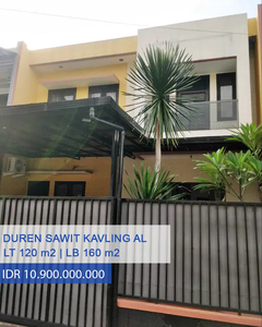 Dijual Rumah dalam Komplek Kavling AL, Duren Sawit, Jakarta Timur