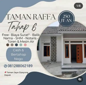 Dijual Rumah di Cipayung Depok