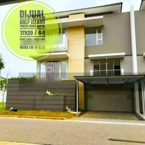 Dijual Rumah Hoek ( 17x20 ) Golf Island - Pantai Indah Kapuk