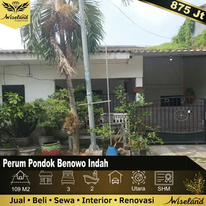 Dijual Rumah Perum Pondok Benowo Indah Surabaya