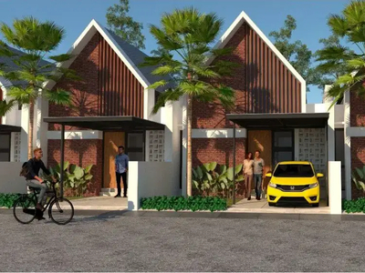 Dipasarkan!! 50 unit rumah cluster pesan bangun dekat alun² Sukoharjo