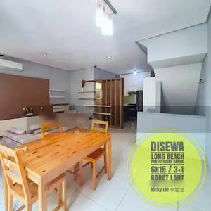 Disewa Rumah Fully Furnished ( 6x15 ) Long Beach - Pantai Indah Kapuk