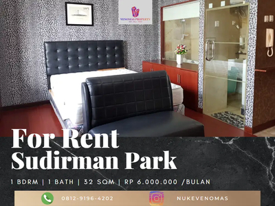 Disewakan Apartement Sudirman Park 1BR Full Furnished Lantai Tinggi
