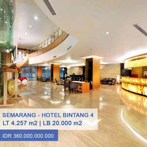 For Sale Hotel Bintang 4 Megah & Mewah Di Semarang Jawa Tengah