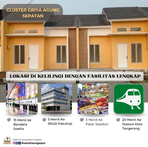 Griya agung residence rumah langsung huni sepatan