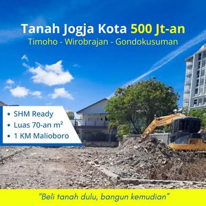 Hanya 35 Meter Jl. Kusumanegara, Tanah Kodya Dekat Kampus UAD