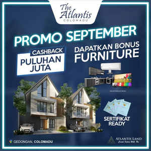 HUNIAN PROMO TINGGAL 1 UNIT HARGA 517 JUTA DAPAT LANTAI 2, UTARA UMS