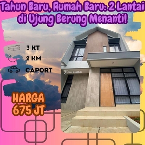 Jual Rumah 2 Lantai Minimalis Type 65/103 Ujung Berung Harga dibawah Pasaran Dekat Alun Alun - Bandung