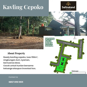 Kavling Premium Cepoko Gunungpati ,Strategis dan Akses mudah.