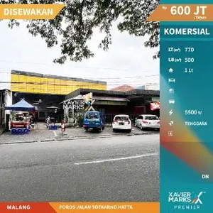 M025 Disewakan Ruang Usaha Strategis di Poros Jalan Soekarno Hatta