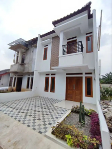 Rumah 2 Lantai dalam Cluster dekat Stasiun Sudimara,Serua Ciputat.