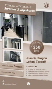 Rumah 2 Lantai Minimalis Jagakarsa Jaksel,Akses Motor