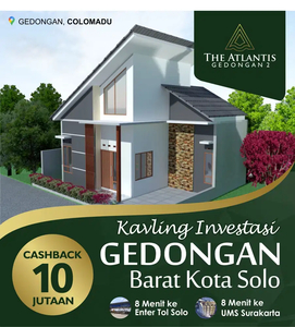 [RUMAH DI SOLO 1 LANTAI COLOMADU 4OO JUTAAN FREE SAMPAI SHM]