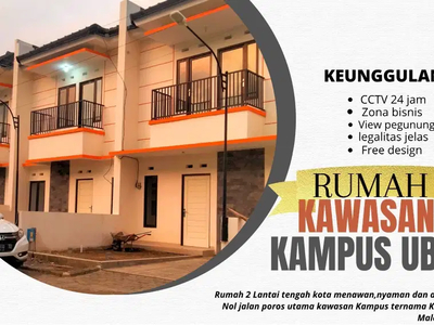 Rumah Idaman Dekat Kampus Brawijaya Kota Malang