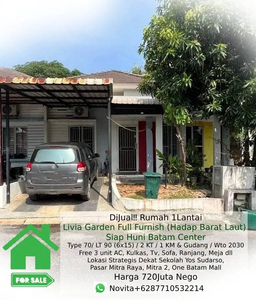 Rumah Livia Garden Full Furnish Batam Center