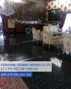 Rumah Mewah Di Lingkungan Super Elit Dan Exclusive Jl Cendana Menteng