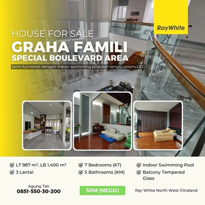 Rumah Modern Graha Famili (Special Boulevard Area), Surabaya Barat