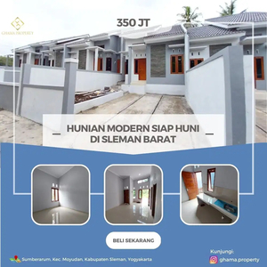 Rumah Murah di Moyudan Siap Huni dekat Pasar Ngijon Sleman