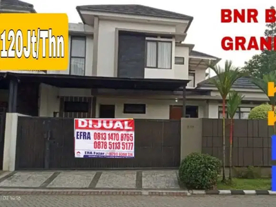 Rumah Sejuk dan Mewah di BNR ada kolam renang termurah