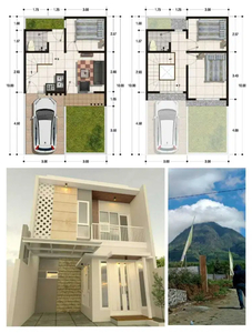 Rumah Vila free design harga murah // lokasi dekat BNS