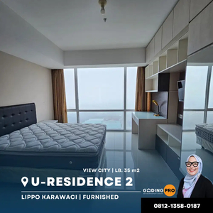 Sewa Apartment U Residence 2 View City Furnished di Lippo Karawaci