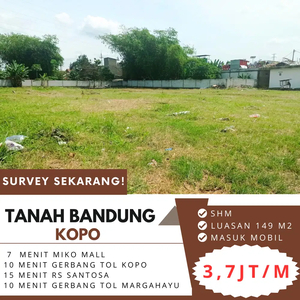 Tanah Bandung Margahayu Area Taman Kopo Indah Siap Bangun SHM