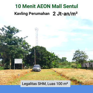 Tanah Kavling Bogor, Dekat AEON Mall Sentul, SHM
