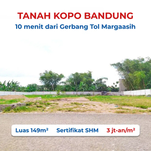 Tanah Kopo Bandung Dekat dari Gerbang Tol Margaasih TKI 2 SHM