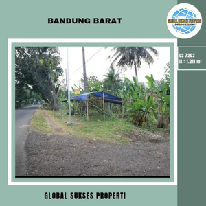 Tanah Poros Kabupaten Luas Bagus Utk Hunian Di Bandung Barat