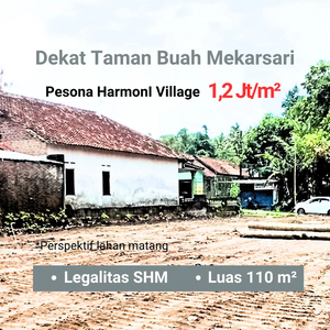 Tanah SHM Dekat Taman Buah Mekarsari. Promo 1 Jt-an.