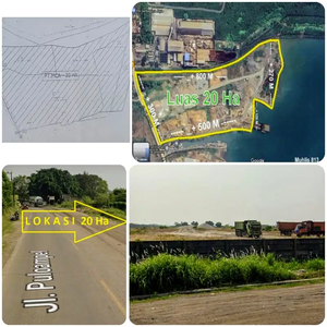 Tanah Strategis Murah Pinggir Jalan Nasional di Cilegon Serang Banten