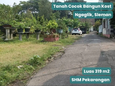 Utara UGM Jogja; Pekarangan Cocok Kost dan Hunian, Siap Ajb