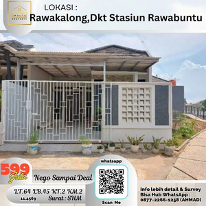 (w)Rumah Baru Siap Huni di Rawakalong Harga 500Jtan Nego Sampai Deal.