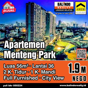 Dijual Apartemen Mewah di Menteng Park Kota Jakarta Pusat DKI Jakarta
