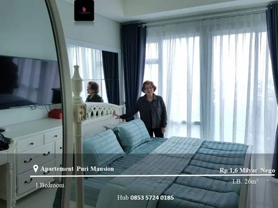 Dijual Apartement Puri Mansion 1 Bedroom Fully Furnished