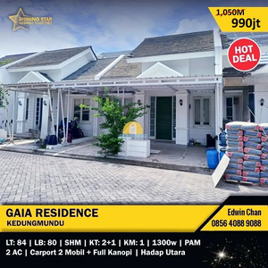 DIJUAL Rumah SHM Cluster GAIA Residence Kedungmundu Tembalang Semarang