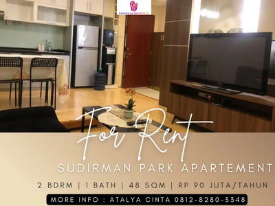 Disewakan Apartement Sudirman Park Middle Floor 2BR Furnished Tower B