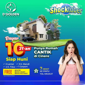 HUNIAN DI D’GOLDEN RESIDENCE HARGA MULAI 700jt-an Krukut Depok