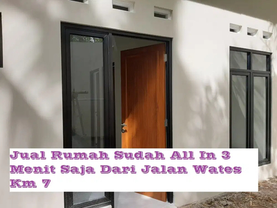 Jual Rumah Sudah All In 3 Menit Saja Dari Jalan Wates Km 7