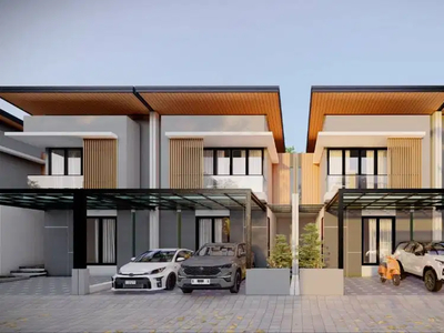 Rumah 2 Lantai Desain Kontemporer Di Dekat Pasar Rejodani Sleman