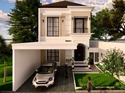 Rumah Baru 2 lantai SHM 197 m² di Lumbungsari Kalicari Semarang