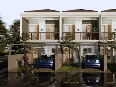 Rumah Baru Minimalis 2 Lantai SHM Di Dekat Mitra 10 Gatot Subroto