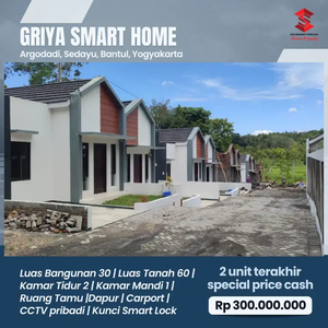 Rumah Idaman Jogja Free SHM IMB, Smart Lock