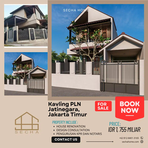 Rumah Modern di Kavling PLN, Jatinegara, Jakarta