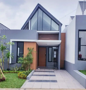 Rumah ready dp 0% modern alam hijau daun